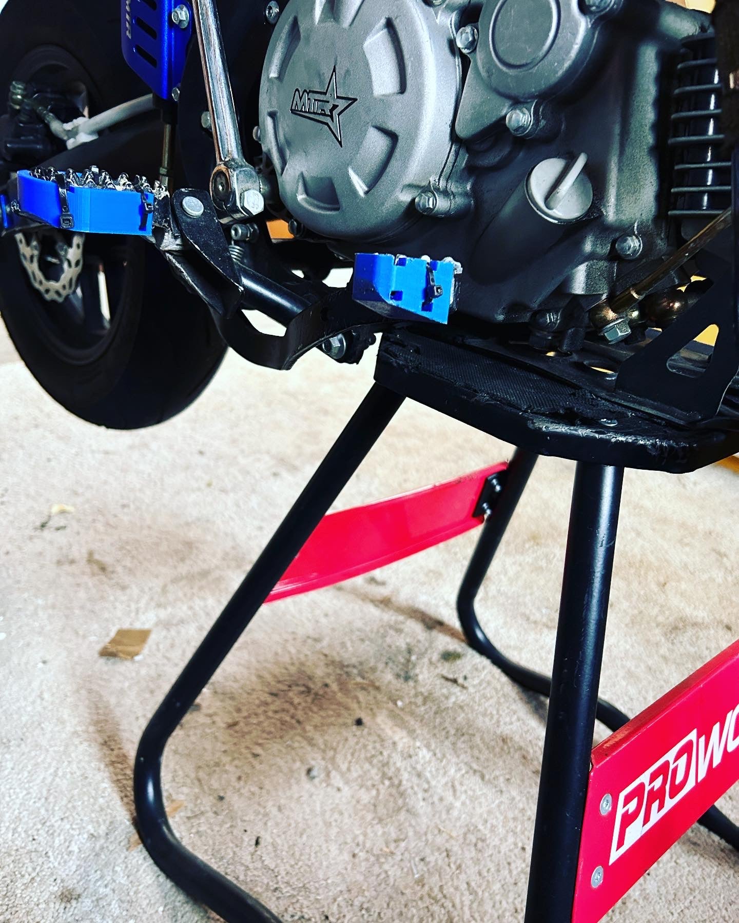 Pitbike Fußbremshebel-/pedale Pad Schleifer Malcor Dream IMR YCF MRF